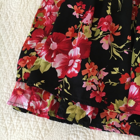 Kimchi Blue '80s Floral Strapless Mini Dress Urban Outfitters XS - Picture 9 of 11